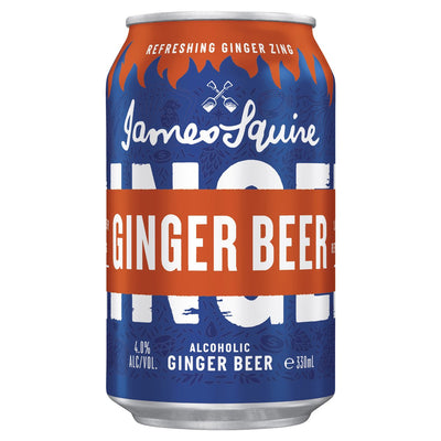 J/SQUIRE GINGER BEER CAN 10X330ML