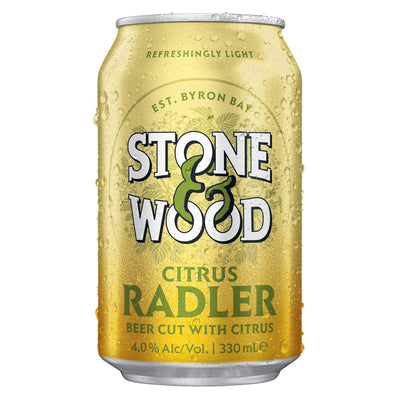 STONE & WOOD CITRUS RADLER CAN 4X330ML