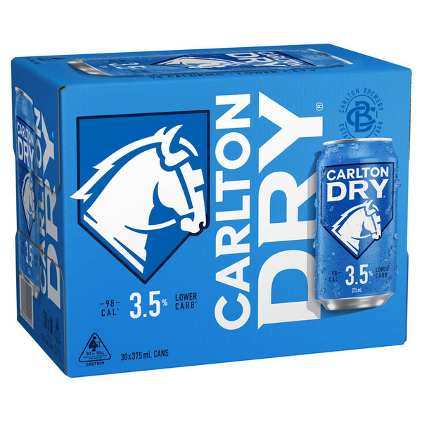 CARLTON DRY MID 3.5% CAN 30X375ML