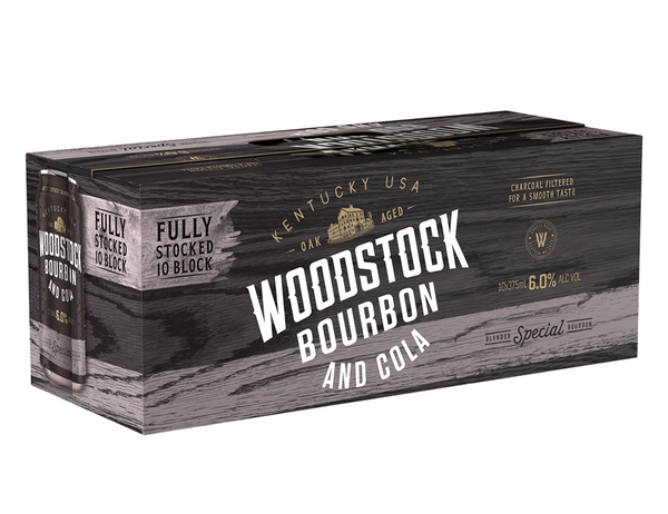 WOOD/STK 6% COLA CAN 10X375ML