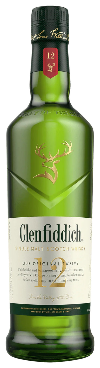 GLENFIDDICH SINGLE MALT 12YO 700ML