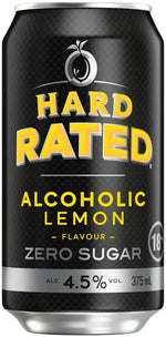 HARD RATED LEMON 4.5% ZERO SUGAR CAN 4X375ML