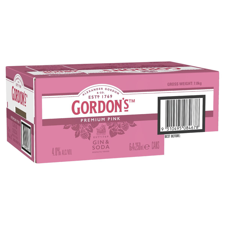 Gordons Double Pink & Soda