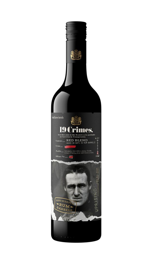 19 CRIMES  19 CRIMES THE UPRISING RED WINE