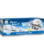 C/CLUB SODA & LIME CAN 10X375ML