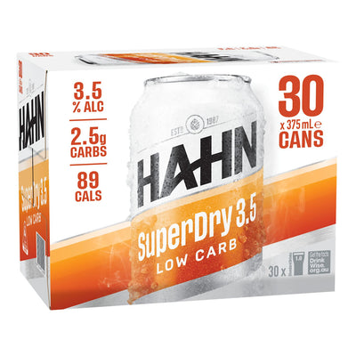 HAHN SUP/DRY 3.5% CAN 30X375ML
