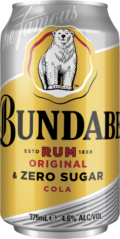 Bundaberg Rum Zero Sugar Cola 4.6% 