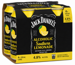 J/DANIELS SOUTHERN FLAVOURS LEMONADE CAN 4X330ML