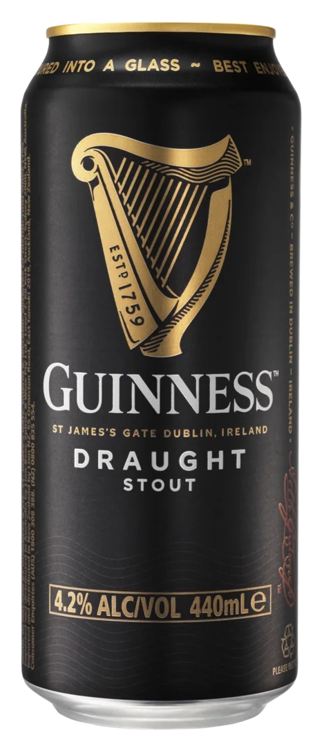 GUINNESS DRAUGHT CAN 1X440/470ML