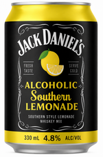 J/DANIELS SOUTHERN FLAVOURS LEMONADE CAN 4X330ML