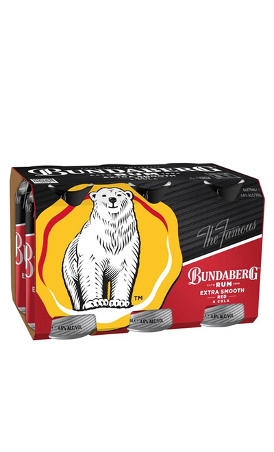 BUNDY 4.6% RED CAN 6X375ML