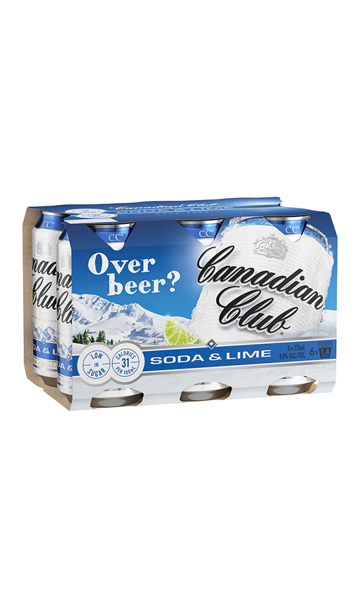 Canadian Club  Soda & Lime 4.8%