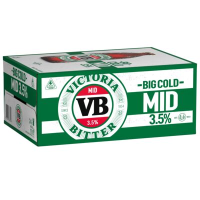 VIC BITTER 3.5% BTL 24X375ML