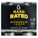 HARD RATED LEMON 4.5% ZERO SUGAR CAN 4X375ML