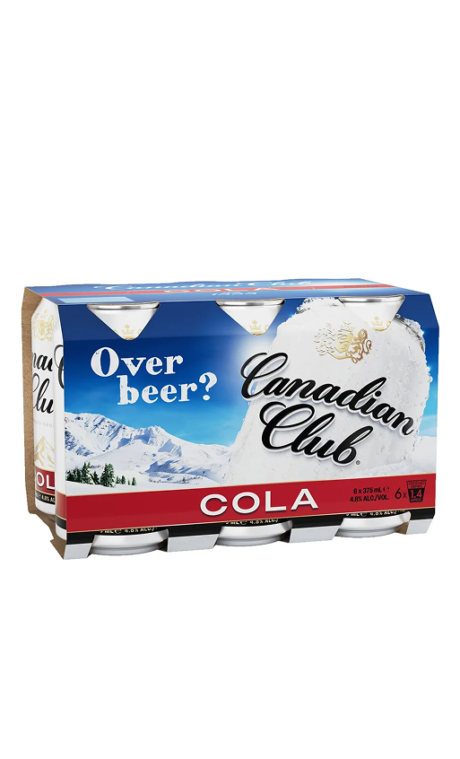Canadian Club Cola 4.8% Can