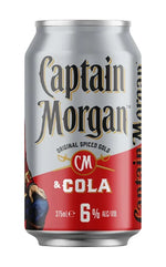 CAPTAIN MORGAN 6% RUM COLA CAN 10X330/375ML