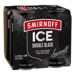 SMIRNOFF ICE DBL/BLK CAN 4X375ML