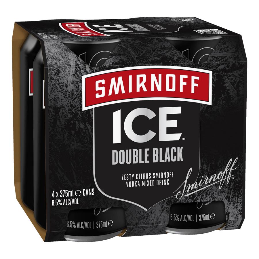 Smirnoff Ice  Double Black 6.5% Can 