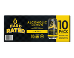 HARD RATED LEMON 4.5% CAN 10X375ML