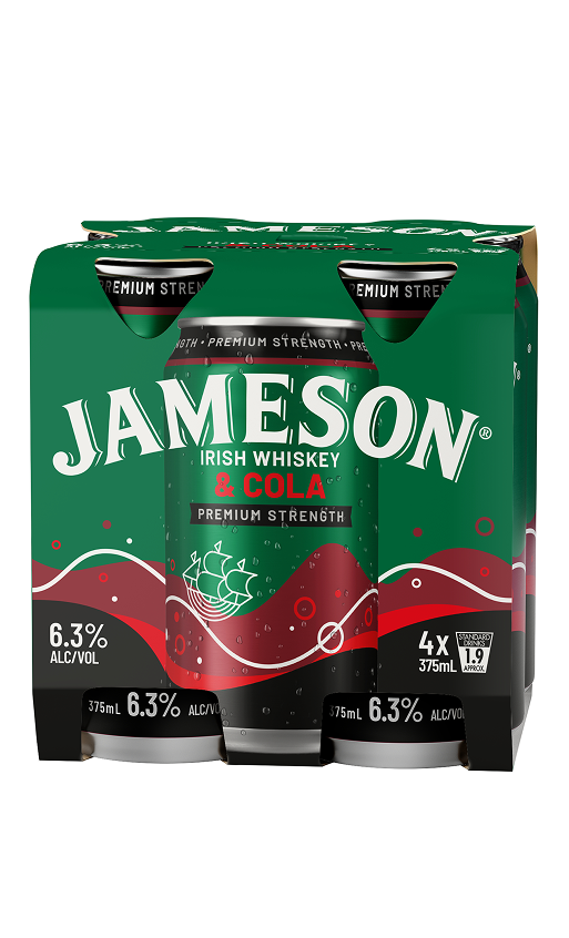 Jameson  Raw Cola 6.3% 