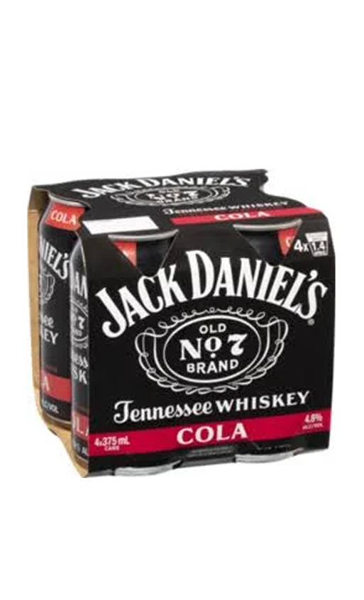 Jack Daniels  Tennessee Whiskey & Cola Can 