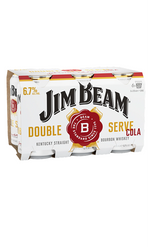 J/BEAM WHITE DOUBLE SERVE 6.7% CAN 10X375ML
