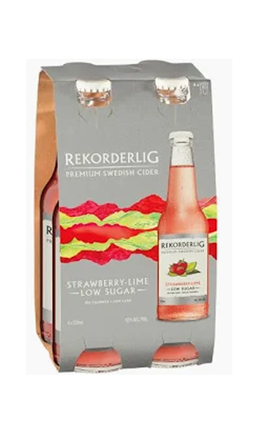 Rekorderlig  Rekorderlig Strawberry & Lime Low Sugar