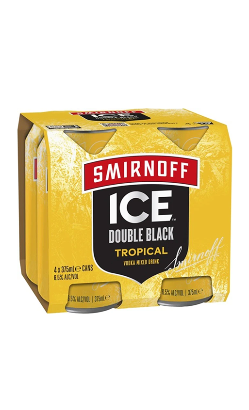 SMIRNOFF  ICE DBL/BLK TROPICAL 