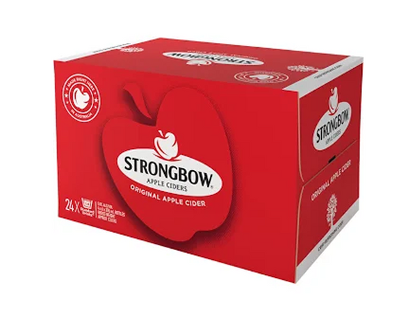 STRONGBOW ORIGINAL APPLE BTL 24X355ML