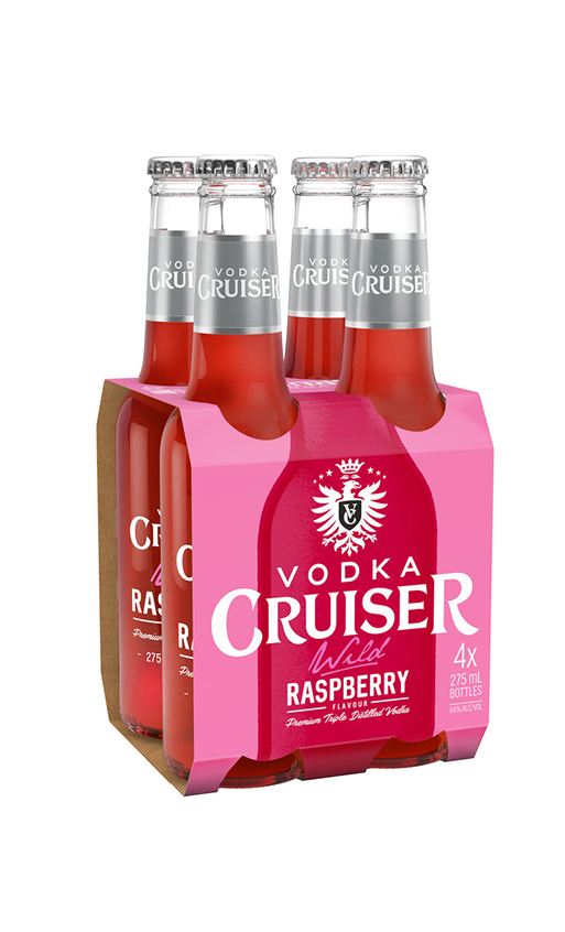 Vodka Cruiser  Wild Raspberry Bottle 