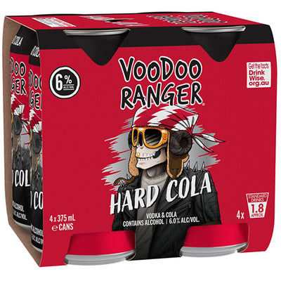 VOODOO RANGER HARD COLA CAN 4X375ML