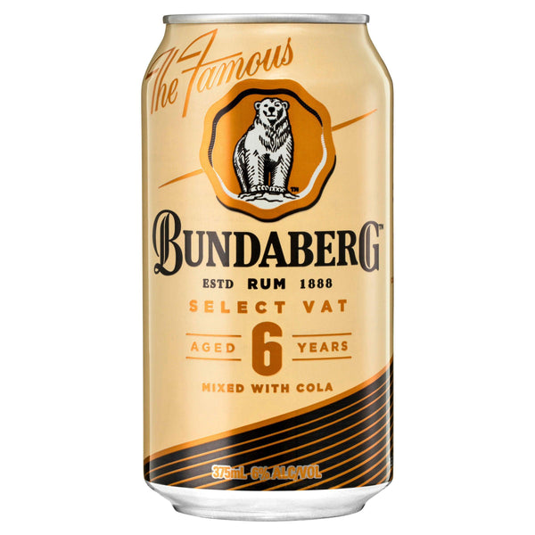 BUNDY VAT COLA CAN 4X375ML