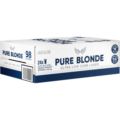 PURE BLONDE CAN 24X375ML