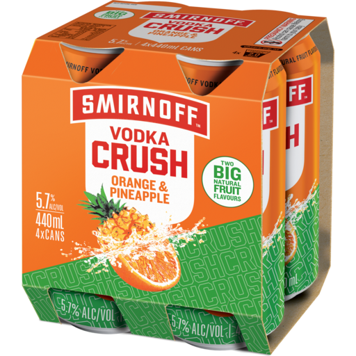 SMIRNOFF Crush Orange & Pineapple 6%