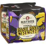 MATSOS VODKA PASH PINE CRUSH CAN 4X330ML