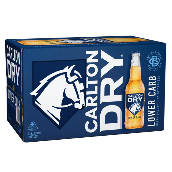 CARLTON DRY MID 3.5% BTL 24X330ML